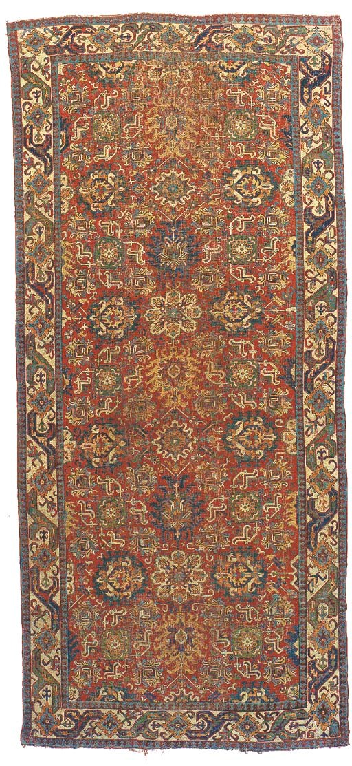 A KARABAGH BLOSSOM CARPET