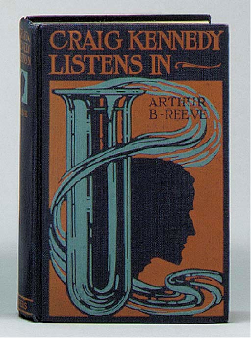 REEVE, Arthur B. The Silent Bullet: The Adventures of Craig Kennedy Scientific Detective. New York: Dodd, Mead and Company. 1912. Original cloth. FIRST EDITION. Queen's Quorum 49. -- Another copy. -- The Black Hand. London: Eveleigh Nash, 1912. Original cloth. First English edition of The Silent Bullet. -- Craig Kennedy Listens in. New York: Harper, [1923]. Original cloth. FIRST EDITION. -- The Fourteen Points. New York: Harper, 1925. -- The Exploits of Elaine. New York: Hearst's, n.d. -- The Social Gangster. New York: Hearst's, [1916]. FIRST EDITION. Together 7 volumes, 8o, condition varies. 	 (7)