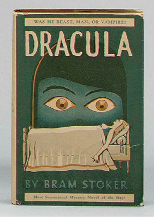 STOKER, Bram. Dracula. New York: Grosset and Dunlap, [1931]. 8o. Original cloth; dust jacket. -- Another copy. Original cloth; dust jacket. Provenance: Richards' Libarary (bookplate). -- Another edition. New York: Limited Editions Club, 1965. 4o. Illustrated by Felix Hoffmann. Original cloth; slipcase. LIMITED EDITION, number 1429 of 1500 copies signed by the artist. -- The Mystery of the Sea. London: Heinemann, 1902. 8o. Original cloth. FIRST ENGLISH TRADE EDITION. Dalby 13(c). -- The Lair of the White Worm. London: William Rider and Son, [1911]. 8o. Original cloth, stamped in blind and spine gilt lettered. FIRST EDITION. Dalby 21(a) describing a variant binding. -- [With]: DALBY, Richard. Bram Stoker, a Bibliography of First Editions. London: Dracula Press, 1983. Together 6 volumes, condition varies. 	 (6)