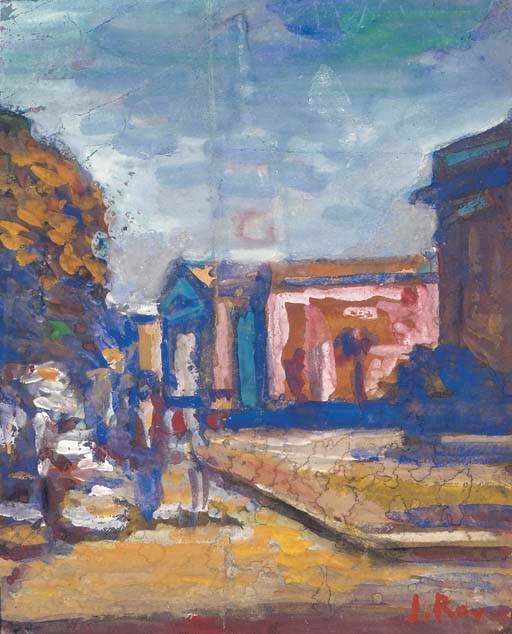 A City View
Jamini Roy, India (1887 - 1972)