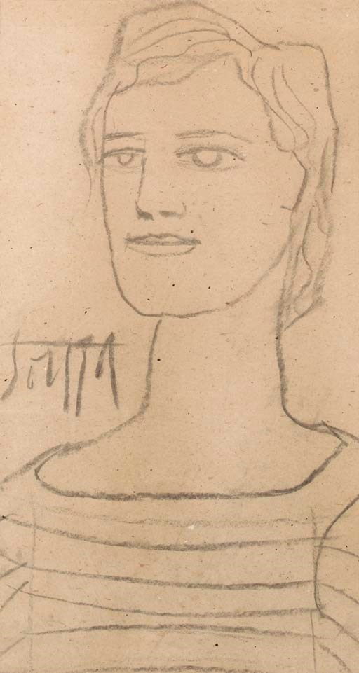 Portrait of Claudine
Francis Newton Souza, India (b. 1924)