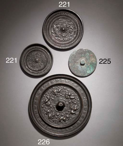A bronze mirror
Tang Dynasty