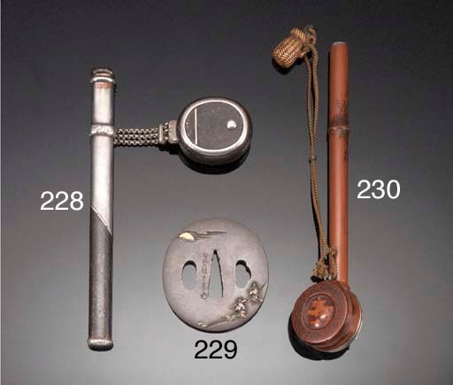 A Japanese silver yatate
19th century