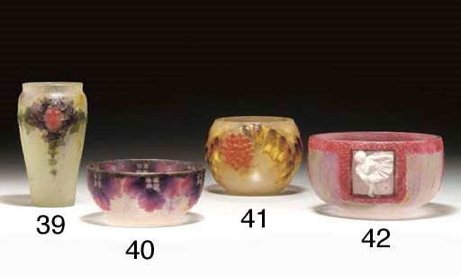 'DANSEUSES', A PATE-DE-VERRE CAMEO COUPE