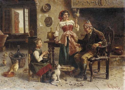Eugenio Zampighi (Italian, 1859-1944)
