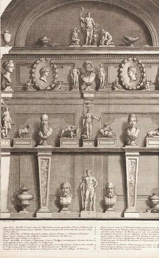 A PRINTED ALBUM OF THE GALERIE DU SR. GIRARDON, SCULPTEUR ORDINAIRE DU ROI