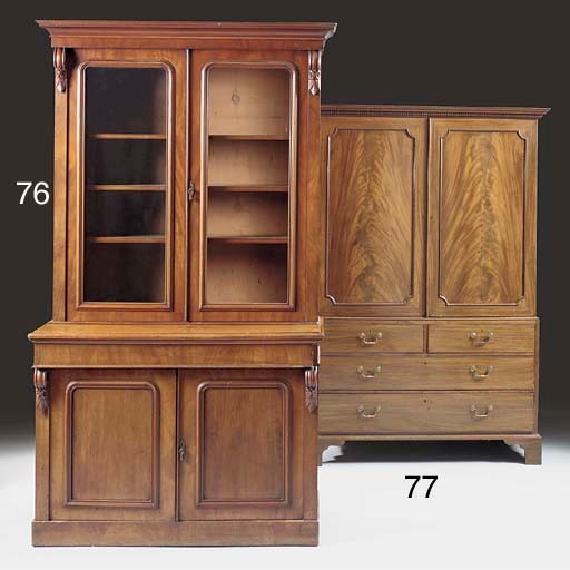 A Victorian mahogany bookcase