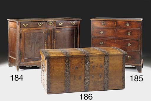 A George III mahogany chest of drawers