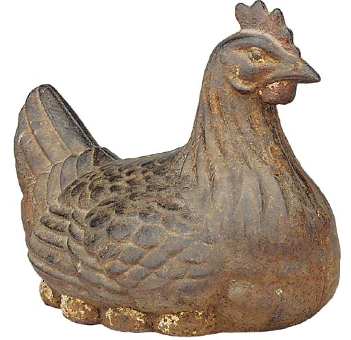 A Victorian cast iron pier finial or shop sign