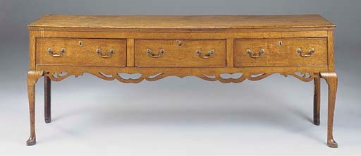 AN OAK DRESSER, SOUTH WALES, LATE 18TH CENTURY