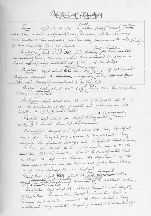 BENNETT, Arnold (1867-1931). Autograph manuscript (unsigned) of an untitled play ['The Bright Island'], in three acts, dated on the first page, '16.1.[19]20'  and on the last '18 4.[19]20',  approximately 166 pages, 4to, written in ink on recto, including cancellations and emendations, blank leaves; green morocco gilt, by Bagguley.