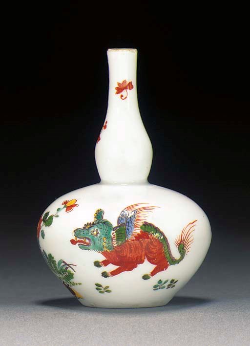 A Meissen Kakiemon miniature vase