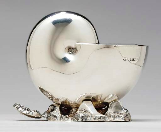 AN EDWARDIAN SILVER SPOON WARMER AND PAIR OF GEORGE III SILVER CASTERS,