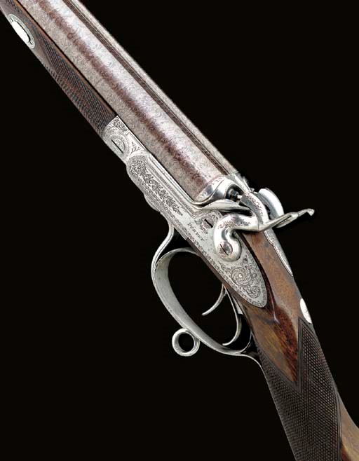 A 16-BORE SIDELOCK HAMMER GUN BY J. PURDEY, NO. 4267