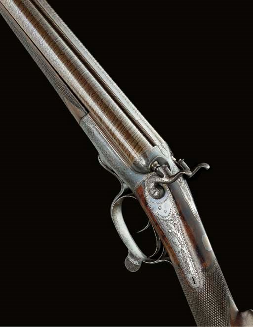 A W. GOLDING'S IMPROVEMENT 16-BORE (2¾IN) HAMMER GUN, NO. 36021