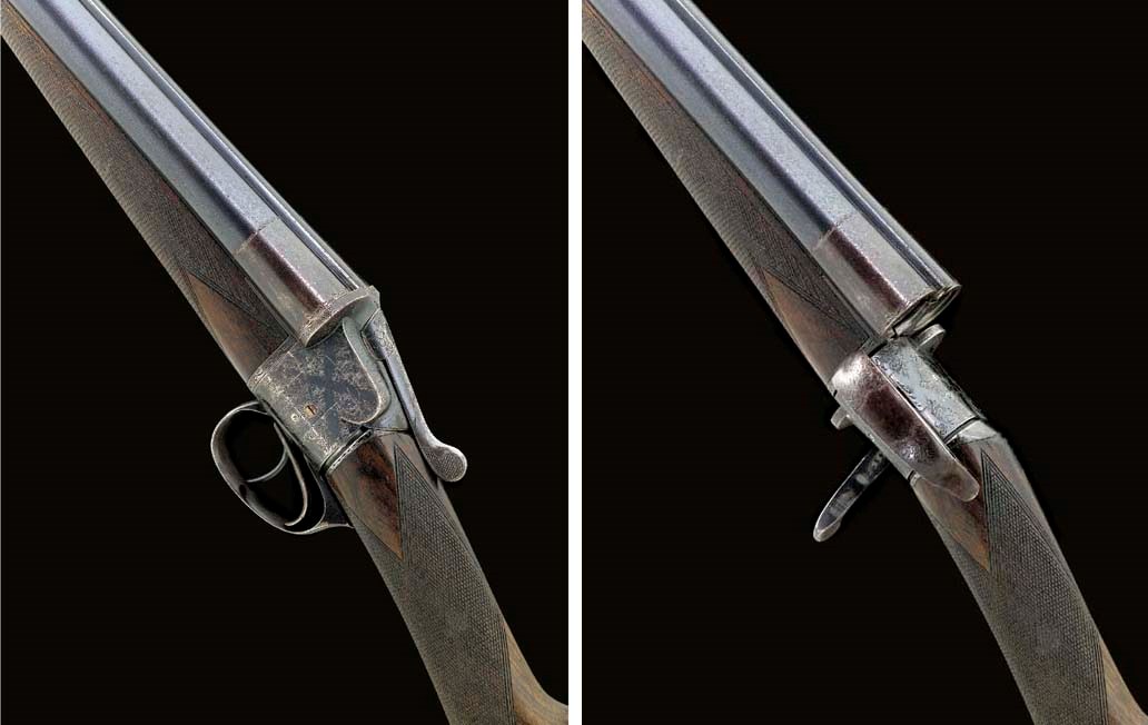 A RARE LIGHTWEIGHT SIDE-OPENING GUN BY DARNE, NO. 14328