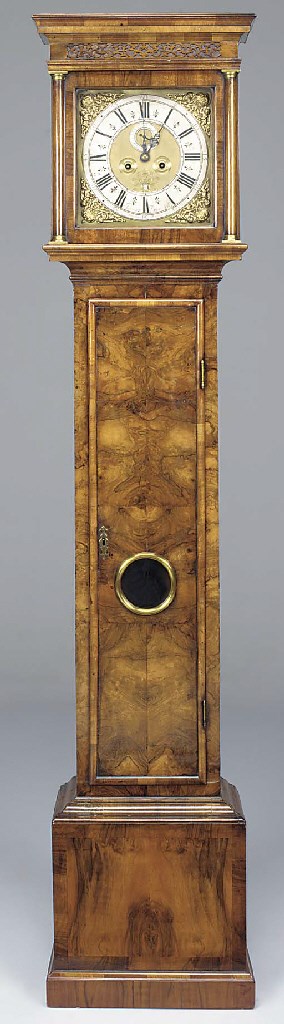 A Queen Anne walnut longcase clock, circa 1710