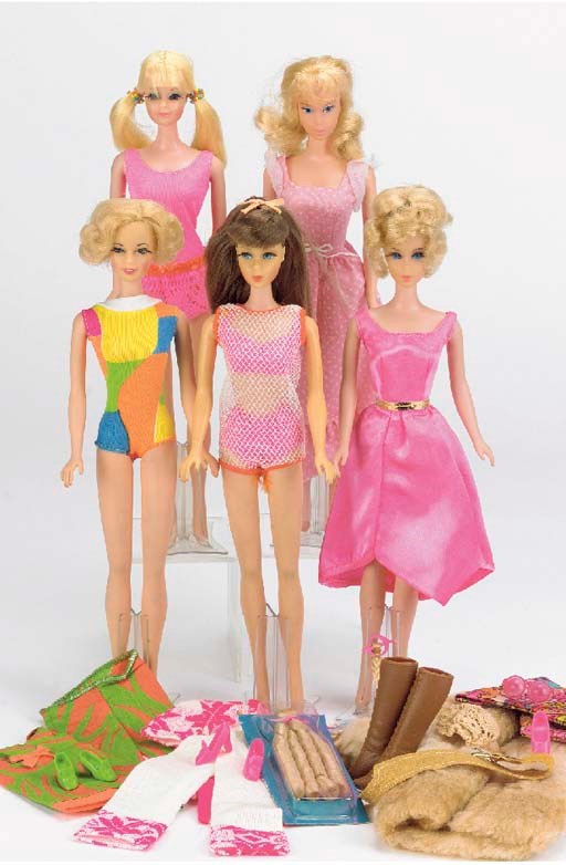 A Barbie doll with Growin Pretty Hair