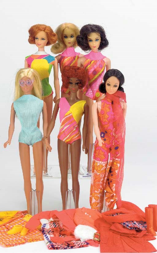 Two 'Twist N' Turn' Barbies