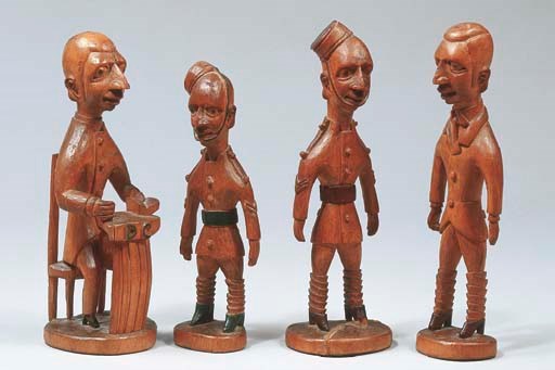 FOUR YORUBA FIGURES