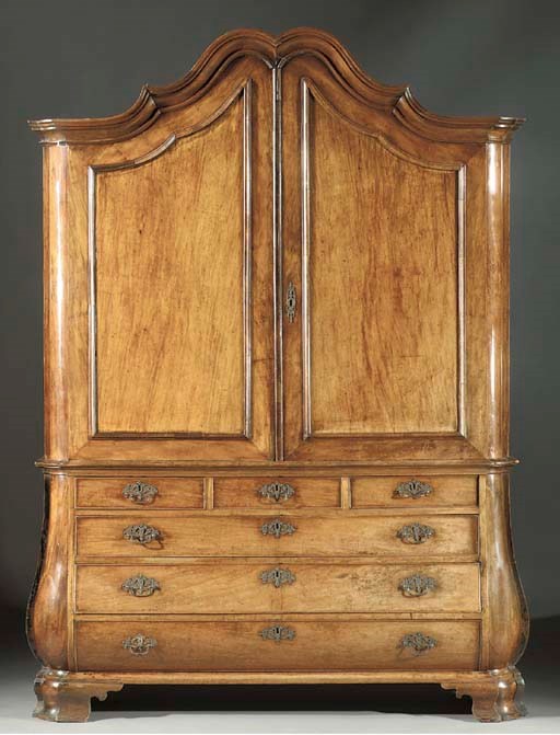 A Dutch padouk cabinet