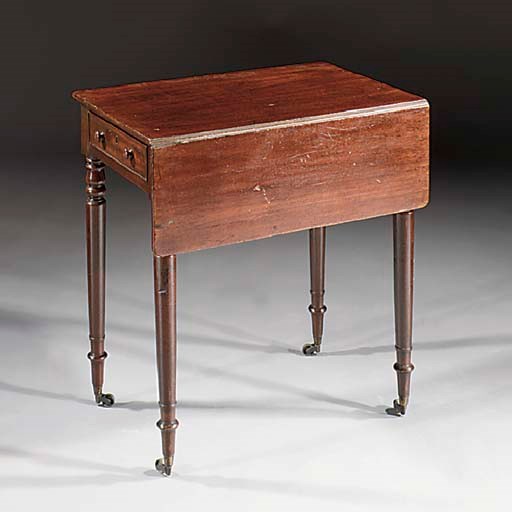 An English mahogany drop-leaf table