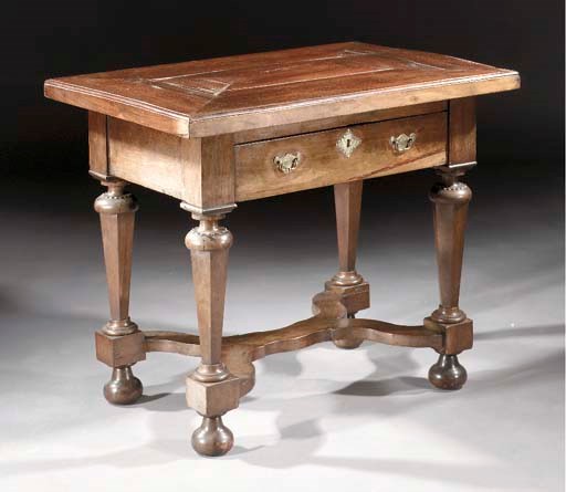 A Dutch rosewood table
