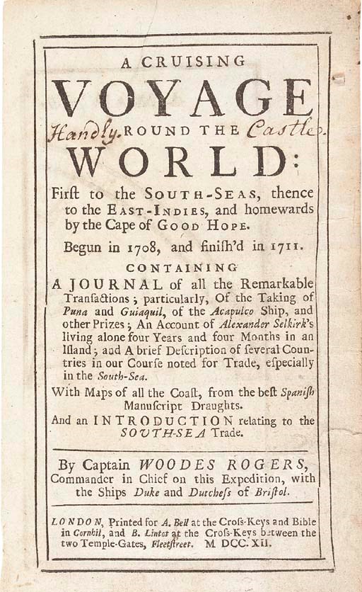 WOODES ROGERS (d.1732)