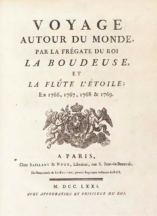 LOUIS ANTOINE, COMTE DE BOUGAINVILLE (1729-1811)