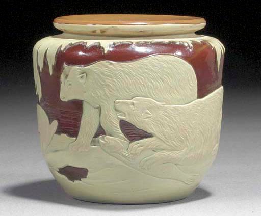 An Ernest-Baptiste Lévéille cameo glass vase