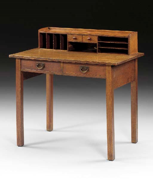 AN OAK DESK