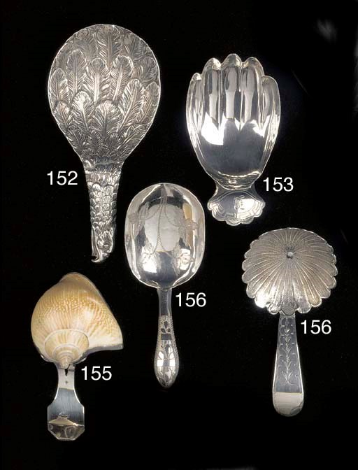 A George III caddy spoon