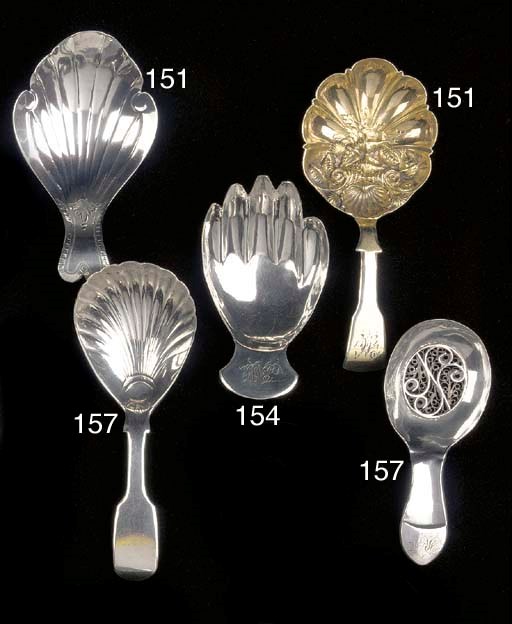 A George III caddy spoon