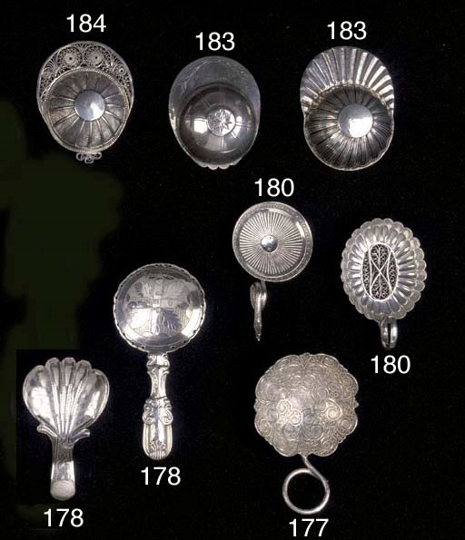 A George III caddy spoon