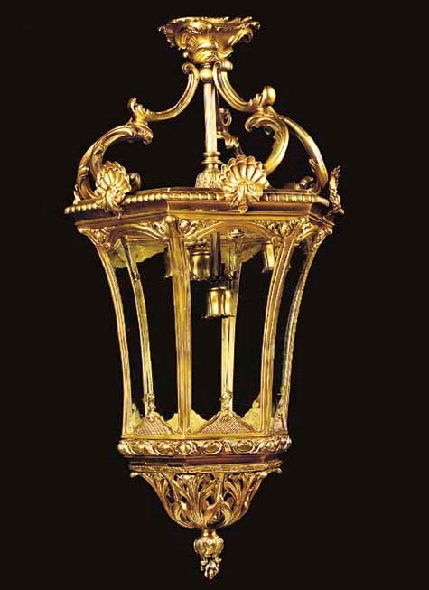 A Regence style ormolu hall lantern