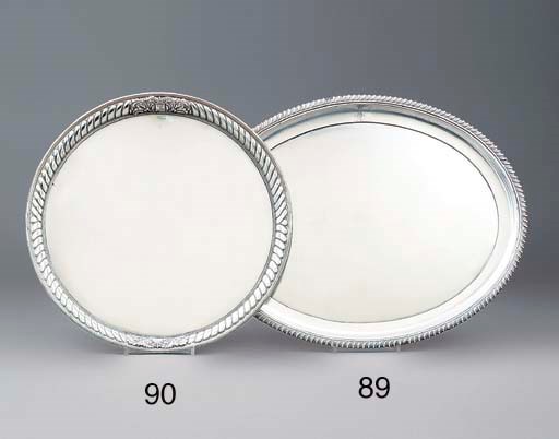 A German silver salver