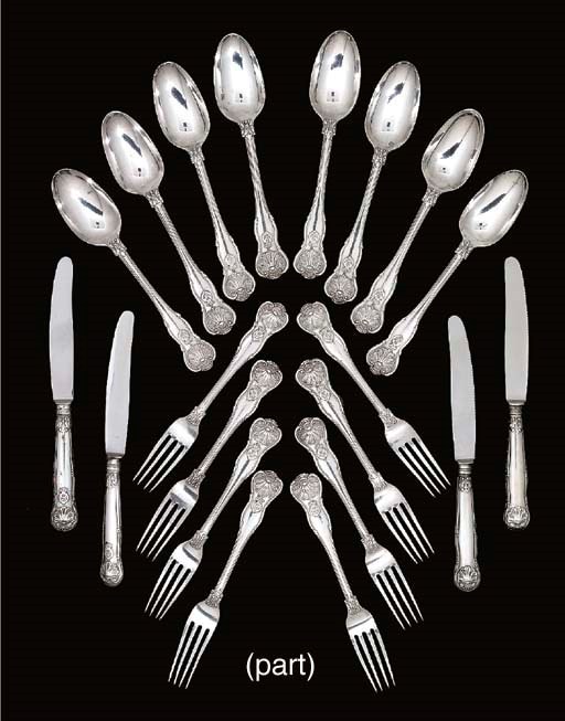 A German silver table-service