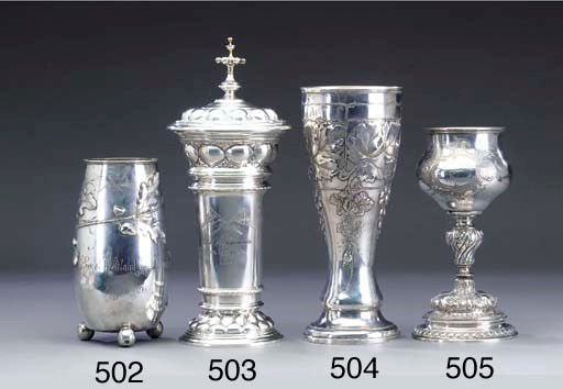 A German silver yachting trophy