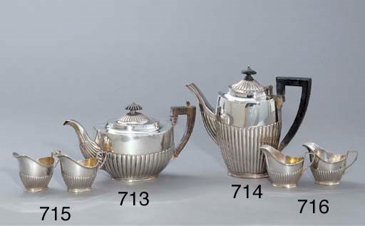 A German silver coffee-pot