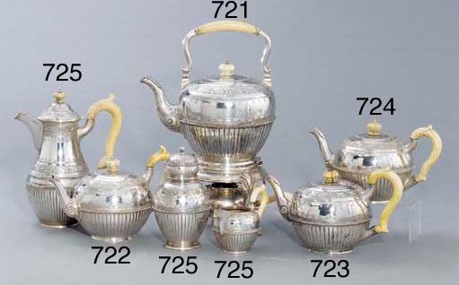 A German silver teapot
