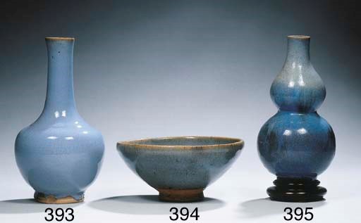 A Junyao double gourd vase