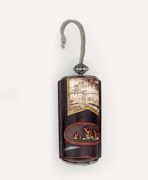A Four-Case Inro [Medicine Case]