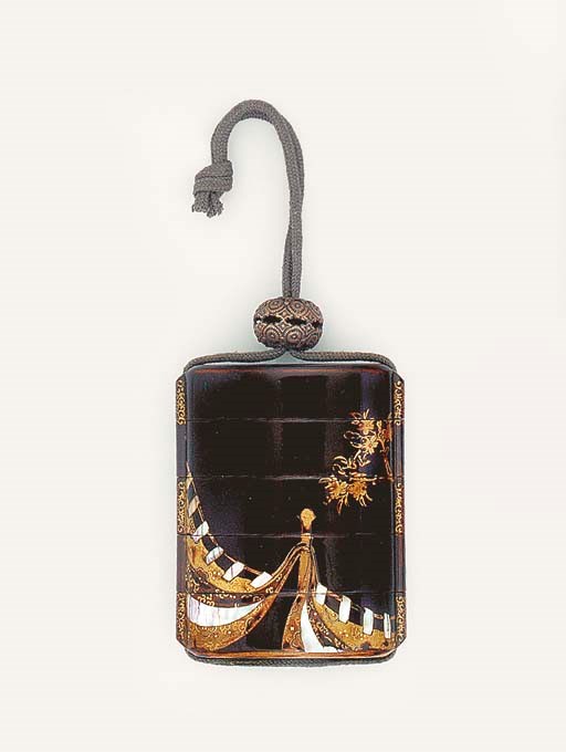 A Four-Case Inro [Medicine Case]