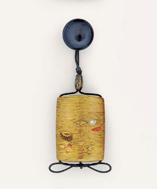 A Three-Case Inro [Medicine Case]