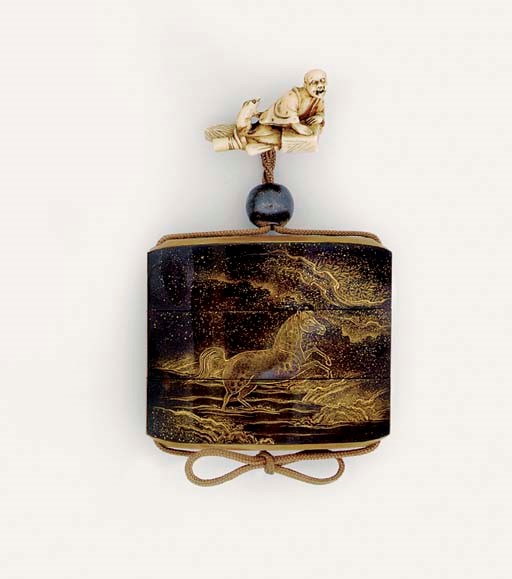 A Two-Case Inro [Medicine Case]
