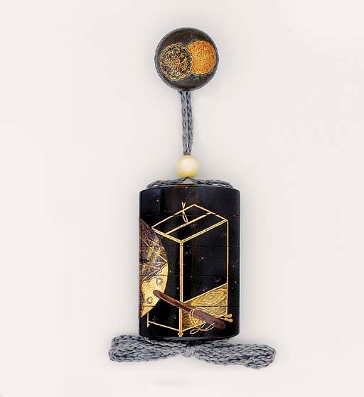 A Four-Case Inro [Medicine Case]