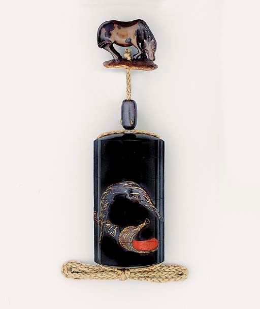 A Five-Case Inro [Medicine Case]