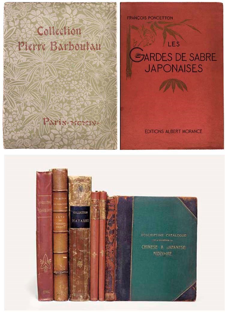 A group of catalogues of historic Japanese art sales