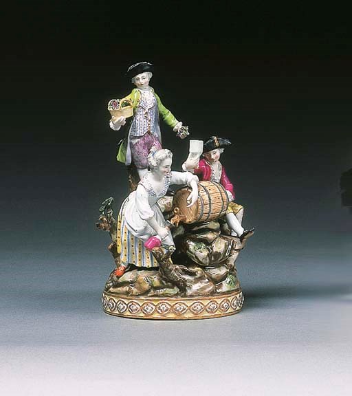 A Meissen vintners group