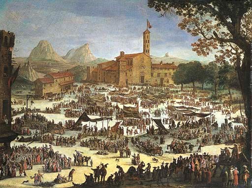 Scuola italiana, secolo XVII, da Jacques Callot